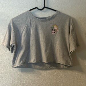 Empyre tough truths graphic crop top size medium